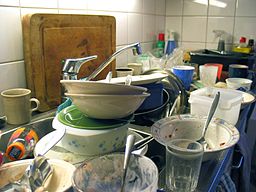 Dirty kitchen